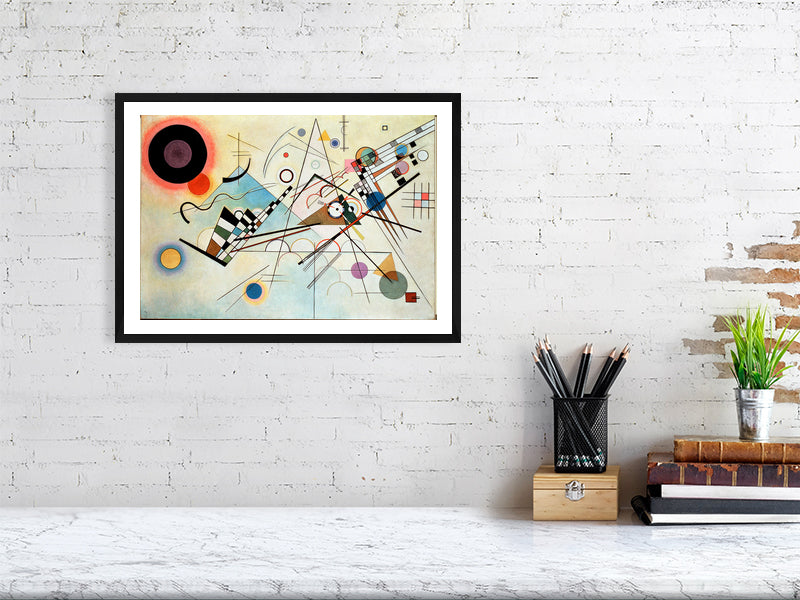 Wassily Kandinsky, Composition VIII, 1923 - Kandinsky, Masters, Painting, Wassily (1866-1944) by  Bridgeman Editions