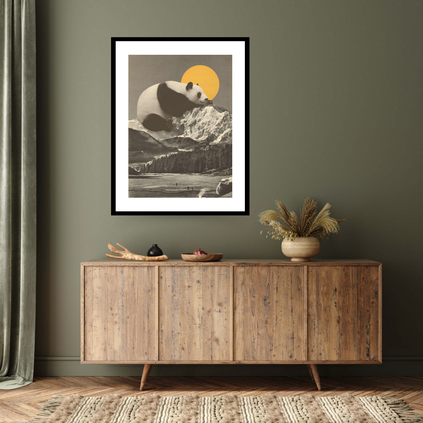 Pandas Nap into Mountains, 2020 -  by  Bridgeman Editions