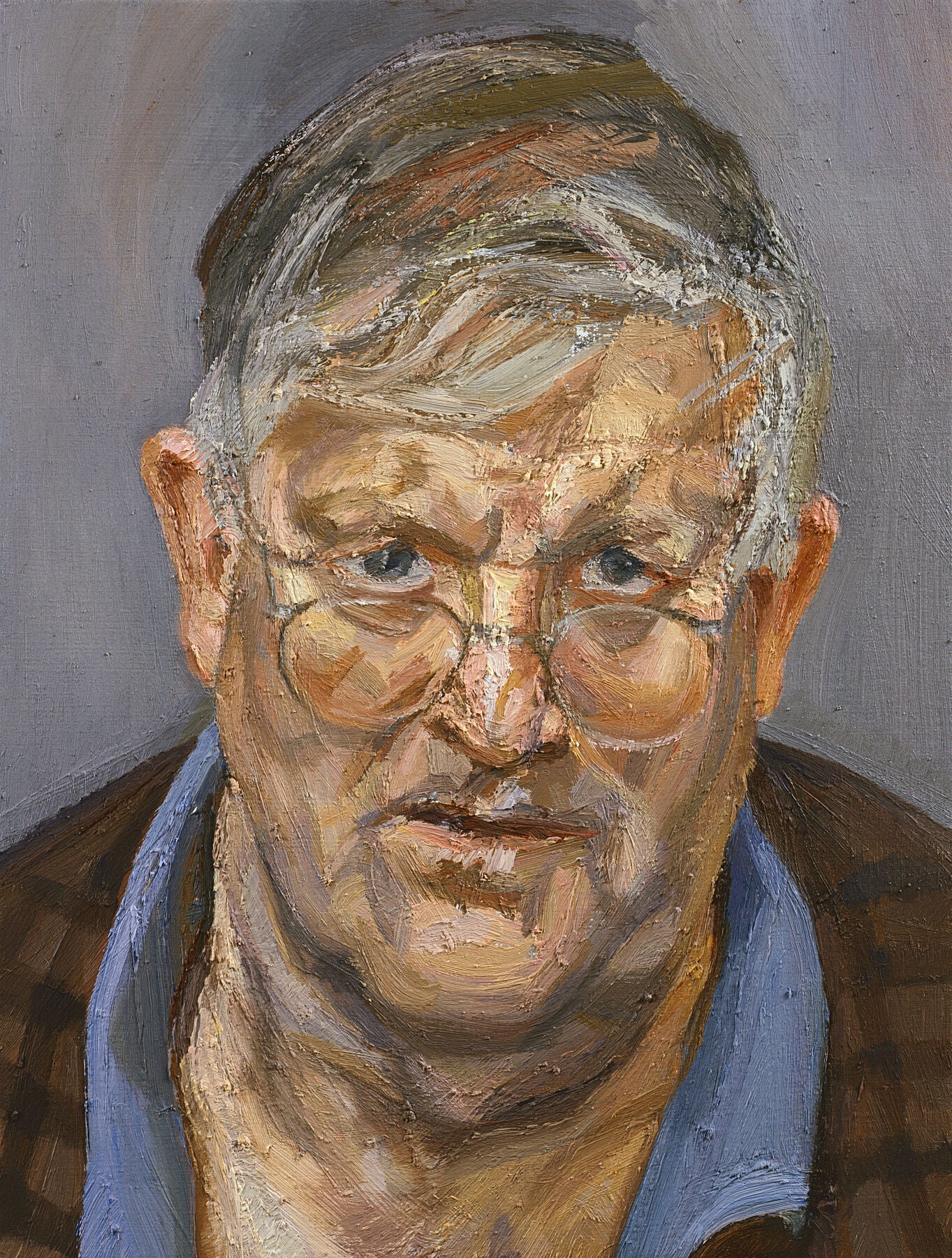 David Hockney, 2002 - Lucian Freud by  Bridgeman Editions