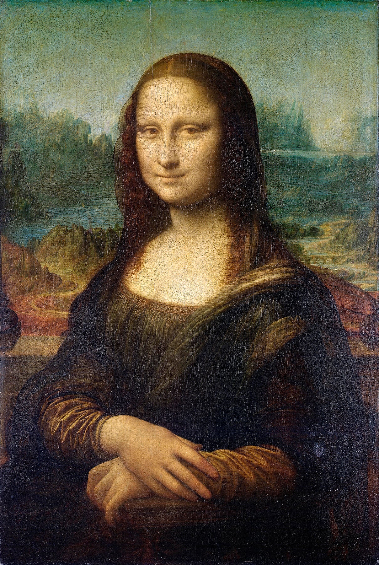 Leonardo da Vinci, Mona Lisa, 1503-6 - BALowned, Leonardo da (1452-1519), Masters, Painting, Vinci by  Bridgeman Editions